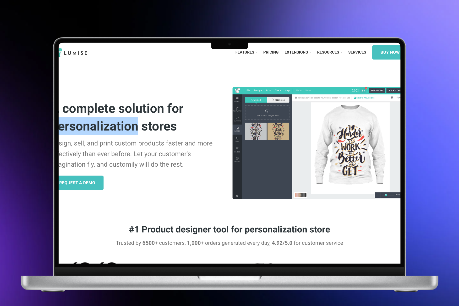 Lumise  – Product Designer for WooCommerce